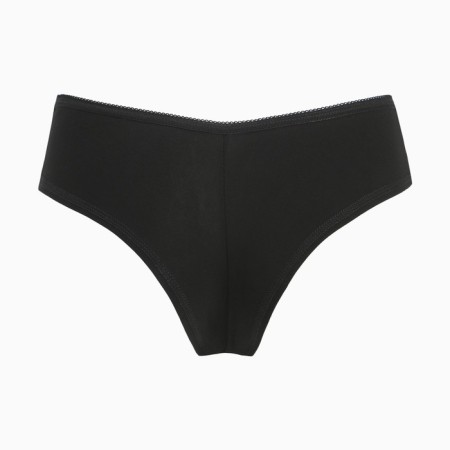 Cowards women's thongs, black color, size 44-4