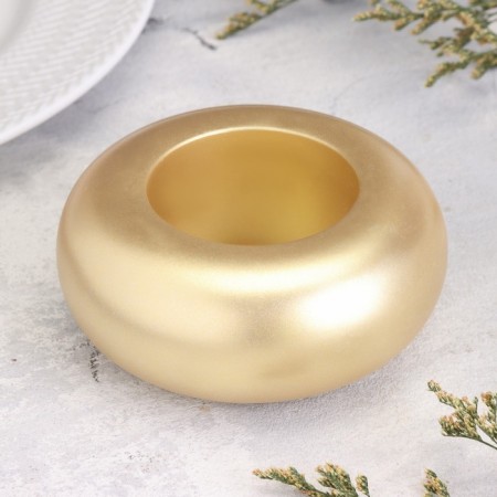 Complementary "Complete. Marble" from gypsum large, 11x5cm, gold-1