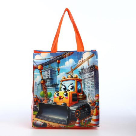Bag children Tractor, 23*12*25, Department without lightning, Blue-1