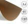 White cardboard A4 Calligrata, 40 sheets, 190 g/m2, unilateral, unilateral