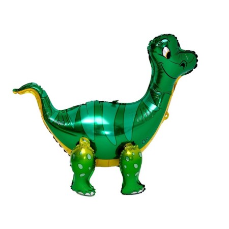 Foil ball 25 "Dinosaur Brachiosaurus", the color is green, under the air