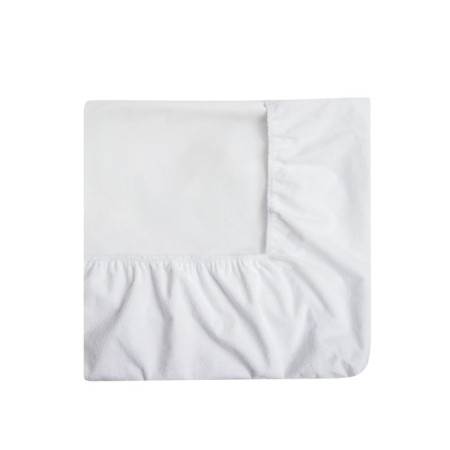 Substract is waterproof, size 120x200 cm, with sides on an elastic band, white color-6