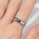 Ring Xuping style, silver color, size 18