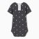 Body baby with short sleeve, gray color, height 74 cm