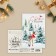 Mail card "Happy New Year!", Olenien 10 x 15 cm, New Year