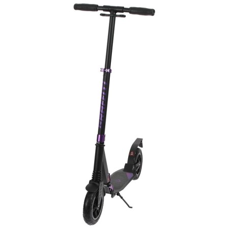 Aluminum scooter, folding, inflatable wheels 200 mm, 2 shock absorbers-2