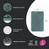Bathroom mat IDDIS, 70x120 cm, microfiber, dark green color