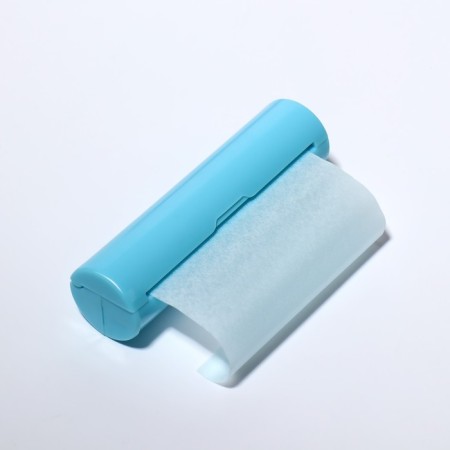 Leaf soap, in roll, d 2.3 × 9 cm, 120 cm, blue color-7