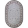 Oval Merinos Valencia Deluxe carpet, size 100x200 cm, color L.Blue-brown