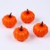 Figure for crafts and decor "Pumpkin", set 4 pcs., Size 1 pc. - 4.5 × 4.5 × 5 cm, orange color
