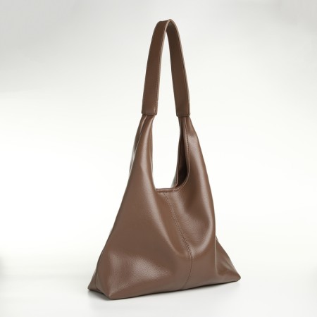 Women's bag on the magnet Textura, medium size, cosmetic bag, brown color-3