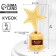 Cup Award Figure: Star of a cast “well done” gold, plastic, 16 x 6 cm.