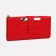 Women's wallet on the button, red color