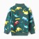 Sweatshirt for a boy, emerald color, height 98 cm