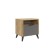 Tumbling bedside Adam 464x401x450 oak craft gold/graphite