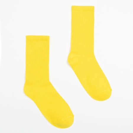 Noski neon, yellow color, size 25-27-1