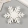 Decor for creativity "Snowflake" 6.5 × 6.5 cm