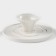 Top for cakes and desserts Porcelain shares "Gloria", D = 21.5 cm, white color