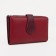 Women's wallet on a magnet, burgundy color