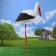 Garden figure "Stork" large 85 × 65 × 22cm
