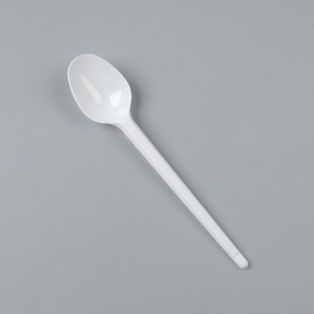 A disposable spoon "White" 12.5 cm