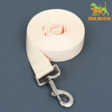 Leash 3 m x 3 cm, beige