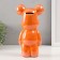 Piggy bank Ceramics "Bear" orange chameleon 9.5x14x25 cm