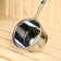 Stainless steel bathhouse, 0.4l, 46 cm, with a wooden handle