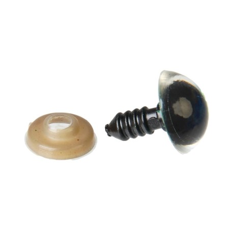 Rifle eyes with plugs, "sparkles" set 34 pcs, size 1 pc: 1.4 cm, green color-1
