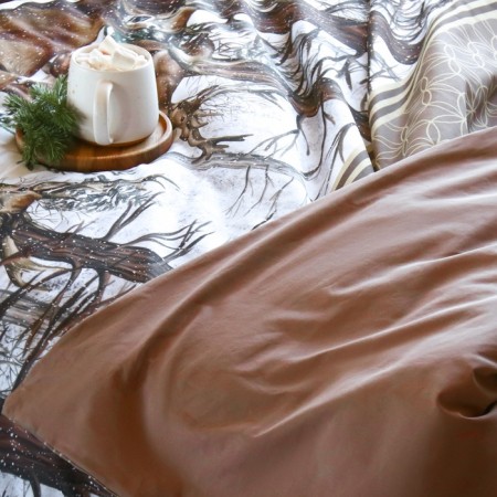 Bed linen Ethel 1.5 joint venture “Deer” 143*215 cm, 150*214 cm, 70*70 cm - 2 pcs-2