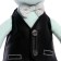 Soft toy "Dragon diesel in a vest", 25 cm, mint color