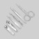 Manicure set "Magic", 6 items