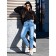 Women's pants is ISEE, size 46-48, blue color