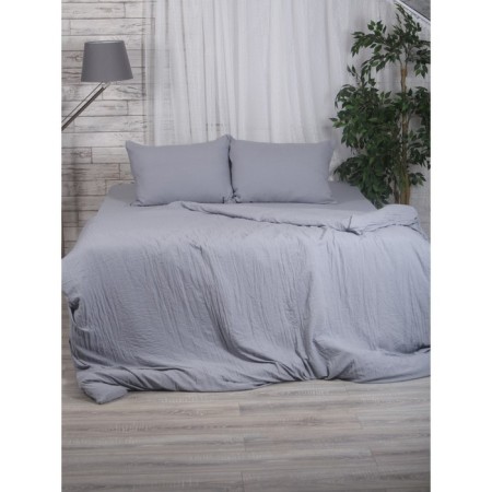 Bed linen duet Capriccio Silver, size 200x215 cm, 145x210 cm - 2 pcs, 70x70 cm - 2 pcs-6