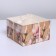 Capcake box, confectionery packaging, 4 cells "Magnolia", 16 x 16 x 10 cm