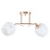 Rafael chandelier 2x60W E27 gold 48x16x22.5cm
