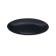 Dessert plate Home Queen "Noir", d = 19.3 cm, black color