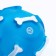 Brying toy "Ball with bones" for dogs, 8 cm, blue