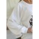 Female sweatshirt, size 44, white color