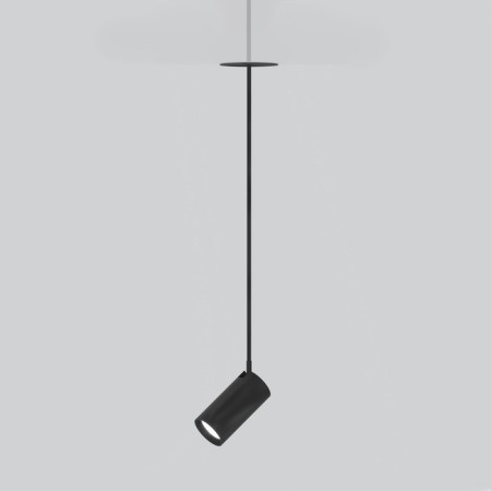 Suspension lamp Elektrostandard, Drop LED 8.1 W, 70x50X440 mm, IP20, white, black color