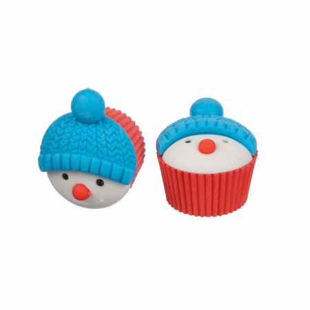 Eraser Figure Snowman Mix-2