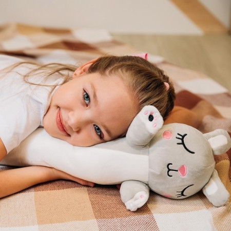 Pillow for traveling soft toy "Bunny"-7