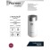 Pioneer CG205 coffee grinder, knife, 150W, 50 g, white-silver color