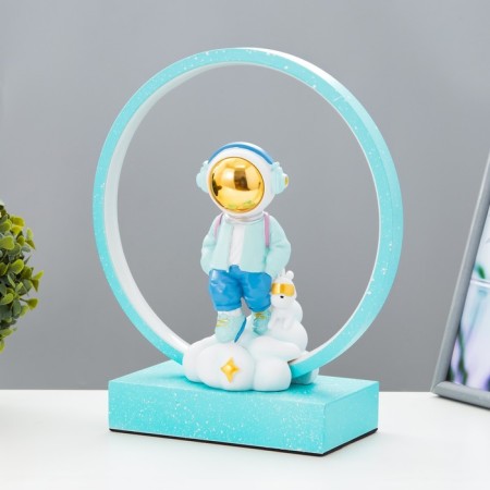 Cosmonaut's table lamp LED 15W azure 25.5x10x29.5 cm Risalux