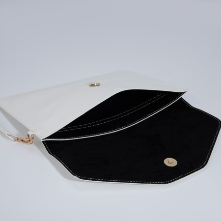 Bag-clate on the magnet, strap on the wrist, white color-5