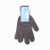 Female gloves, dark gray color, size 18