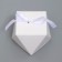 Folding box for sweets, cakes with tape, 10 x 7 x 7.4 cm, white