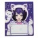 Notebook of 12 sheets in the Erichkrause "Space Anime", selective UV-lace
