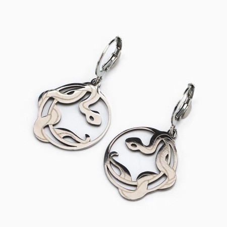 New Year's Earrings "Dreams" for the New Year, 7.3 x 7 cm-1