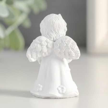 Polystone souvenir "Snowthrough angel in a dress with flowers" mix 5.2x3.3x3 cm-5